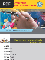 Faktor-Faktor Yang Mempengaruhi Khasiat Obat