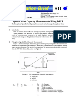 DSC Calculation of Specific Heat