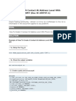 How To Create A Contact at Address Level With Phone Via TCA API