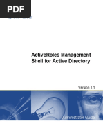 ActiveRoles MgmtShellForAD 1.1 AdminGuide (English) PDF