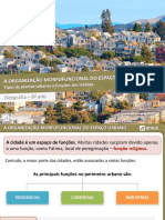 Organização Morfofuncional Do Espaço Urbano