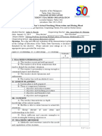 Rubrics For Practice Teaching Demo