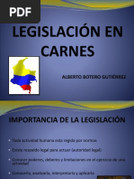 Legislación en Carnes