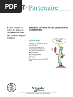 MV Partner b33 Selection of Fuses For Protection of Transformers Schneider