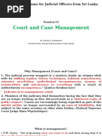 Case and Court Management