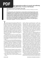 The Efficacy of Palatal Augmentation Prostheses For Speech and Swallowing in Patients Undergoing Glossectomy: A Review of The Literature