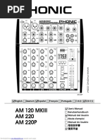 Am 120 Mkiii AM 220 AM 220P: English Deutsch Español Français Português 日本語 简体中文