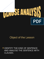 Clause Analysis