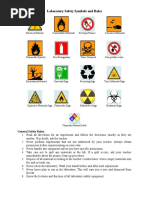 Laboratory Safety Symbols and Rules