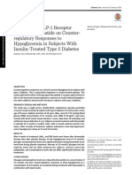 Effect of The GLP-1 Receptor Agonist Lixisenatide On Counter-Regulatory Responses To Hypoglycemia in Subjects With Insulin-Treated Type 2 Diabetes