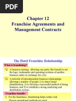 Franchise Agreements and Management Contracts