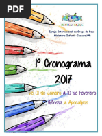 Cronograma Janeiro