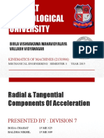 Radial & Tangential Components of Acceleration