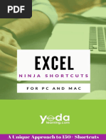 Excel Ninja Shortcuts