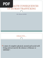 The Health Consequences of Human Trafficking