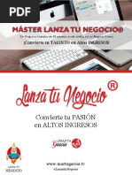 Dossier Máster Lanza Tu Negocio ® PDF