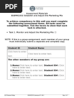 BSBMKG502 Assessment V1.0615