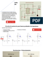 Plano Electronico Probador de Inyectores 555