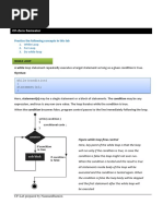 While Loop 2. For Loop 3. Do While Loop: Practice The Following Concepts in This Lab