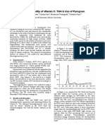 Thermal Stability of Vitamin C: TGA & Use of Pyrogram