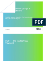 Use and Abuse of Springs To Model Bridge Foundations