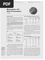 Biostatistics 101: Data Presentation: Yhchan