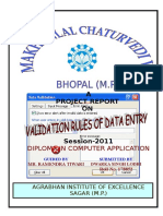 Dca Validation Rules Data Entry