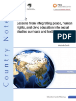 Nepal: Lessons From Integrating Peace, Human Rights, and Civic Education Into Social Studies Curricula and Textbooks