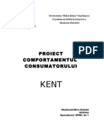 Proiect Comportamentul Consumatorului - Tigari Kent