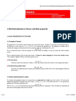 Continuum Mechanics - Tensors