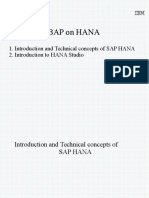 Introduction To SAP HANA