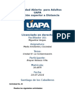 Tarea 3 Unidad III Medio Ambiente y Sociedad (UAPA) 19-07-2016