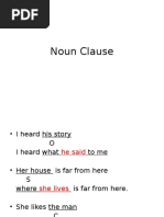 Noun Clause Adverb Clause and Passive