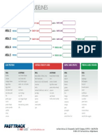 FastTrack Mealchart 010709