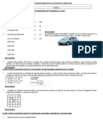 Evaluación Bimestral de Matemática