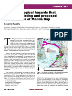 14 On The Geological Hazards That Threaten Existing and Proposed Reclamations of Manila Bay