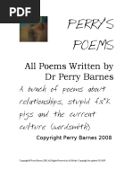 Perrys Poems Poemas de Perry Perrybarnessongsblogspotcom O Poeta Ingles