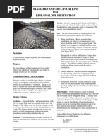 Standard and Specifications FOR Riprap Slope Protection