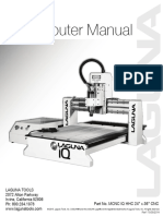 Iq HHC CNC Router Manual: Laguna Tools 2072 Alton Parkway Irvine, California 92606 PH: 800.234.1976