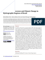 Hydrological Processes and Climate Change in Hydrographic Regions of Brazil