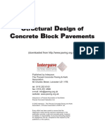 Structural Design of Concrete Block Pavements