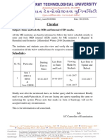 Mid - Int Circlar For Sem-12 Winter 2016