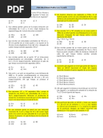 Tarea Fisica - Ejercicios - MRU