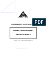 Inland Revenue Board Malaysia: Residence Status of Individuals