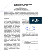 CALCULO DE INCERTIDUMBRE Aplicando La Ley de Ohm CENAM PDF