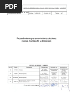 PG-SSO-30 Proc para El Movimiento de Tierras