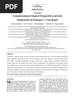 Leukemia-Induced Gingival Overgrowth As An Early Manifestation in Pregnancy: A Case Report