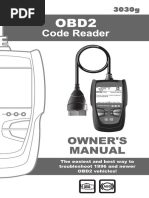 INNOVA OBD2 Scanner-Manual 3030g E