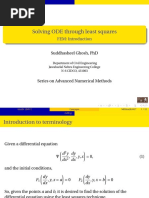 FEM Introduction: Solving ODE - BVP Using The Least Squares Method