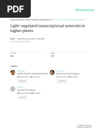 Light-Regulated Transcriptional Networks in Higher Plants: Nature Reviews Genetics March 2007